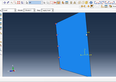 آموزش شبیه سازی بار خمشی در محدوده پلاستیک و برکشت فنری در آباکوس